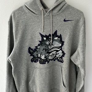 Mens Nike TCU Horned Toad Hoodie